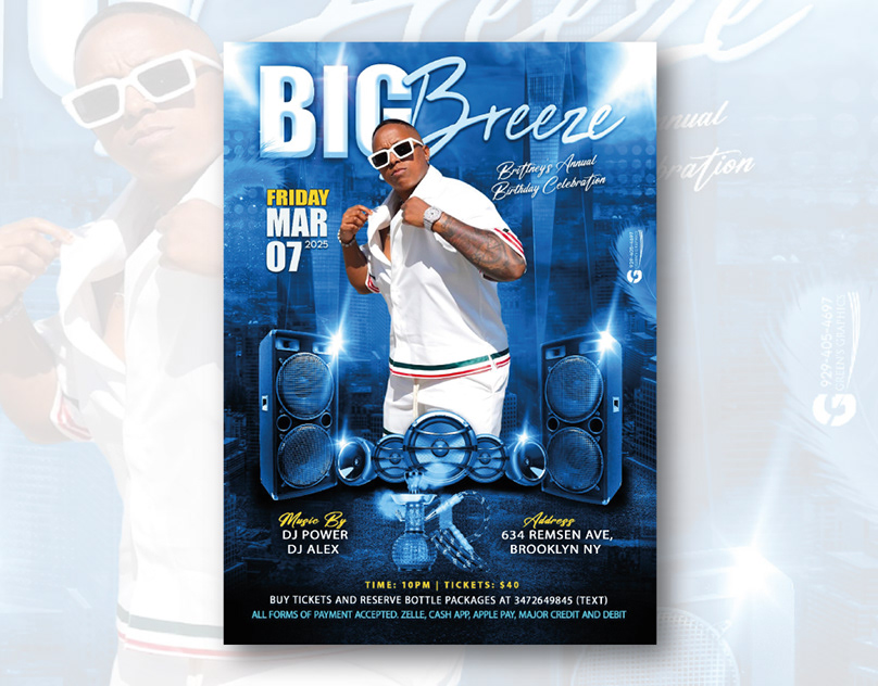 DJ Party Flyer - design by Md Alamin Ashif