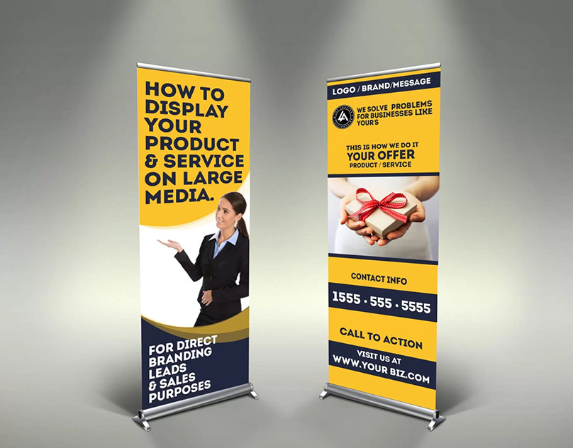 Roll-Up Banner Set - design by Md Alamin Ashif