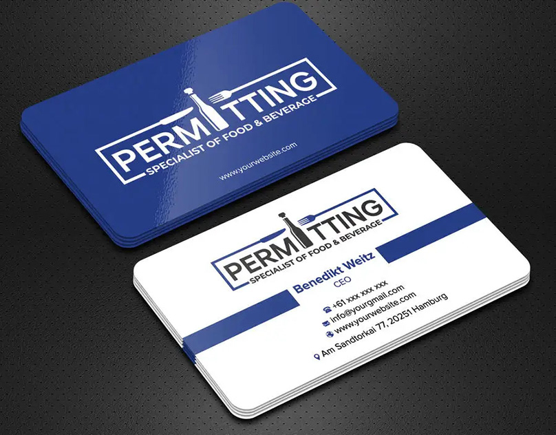 Clean Business Card - design by Md Alamin Ashif