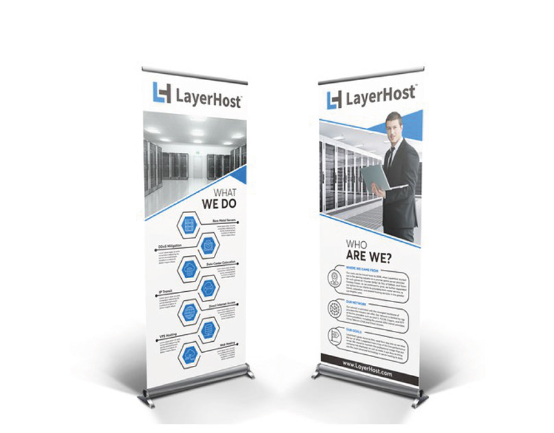 Trade Show Roll-Up Banner - design by Md Alamin Ashif