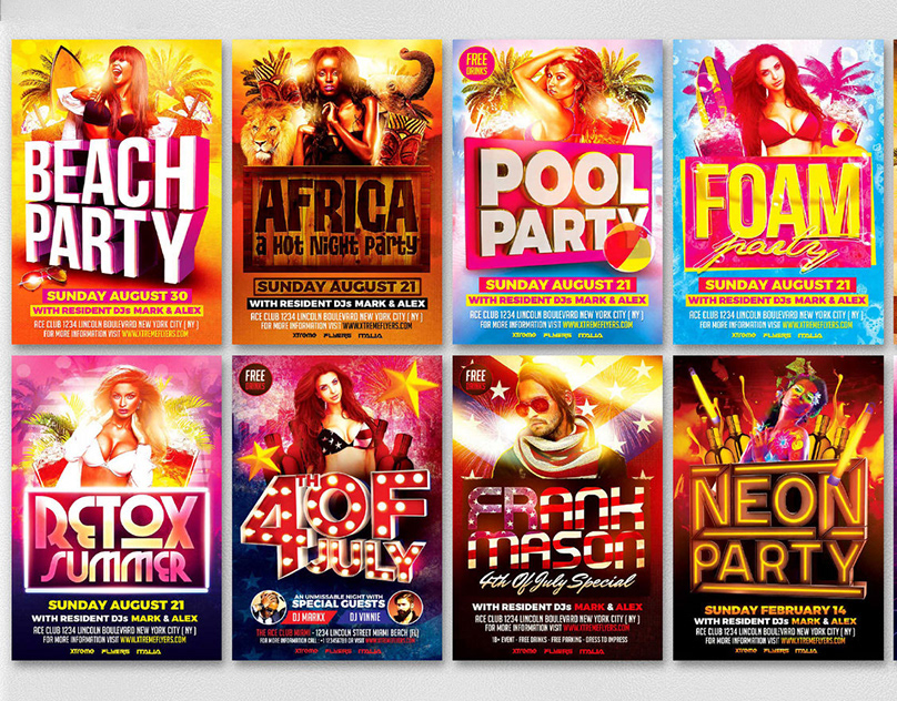 Flyer Design Collection - design by Md Alamin Ashif