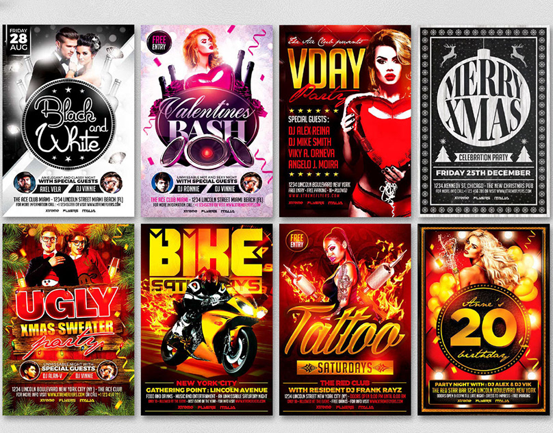Flyer Design Set - design by Md Alamin Ashif